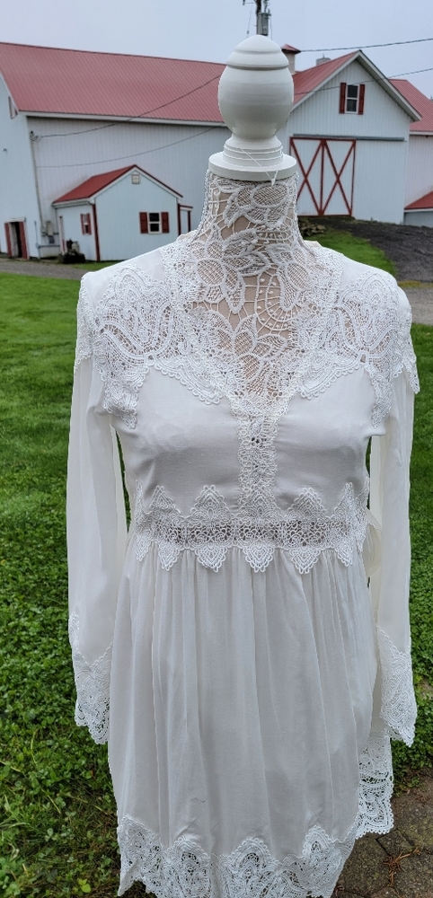 Boho/ country style white dress